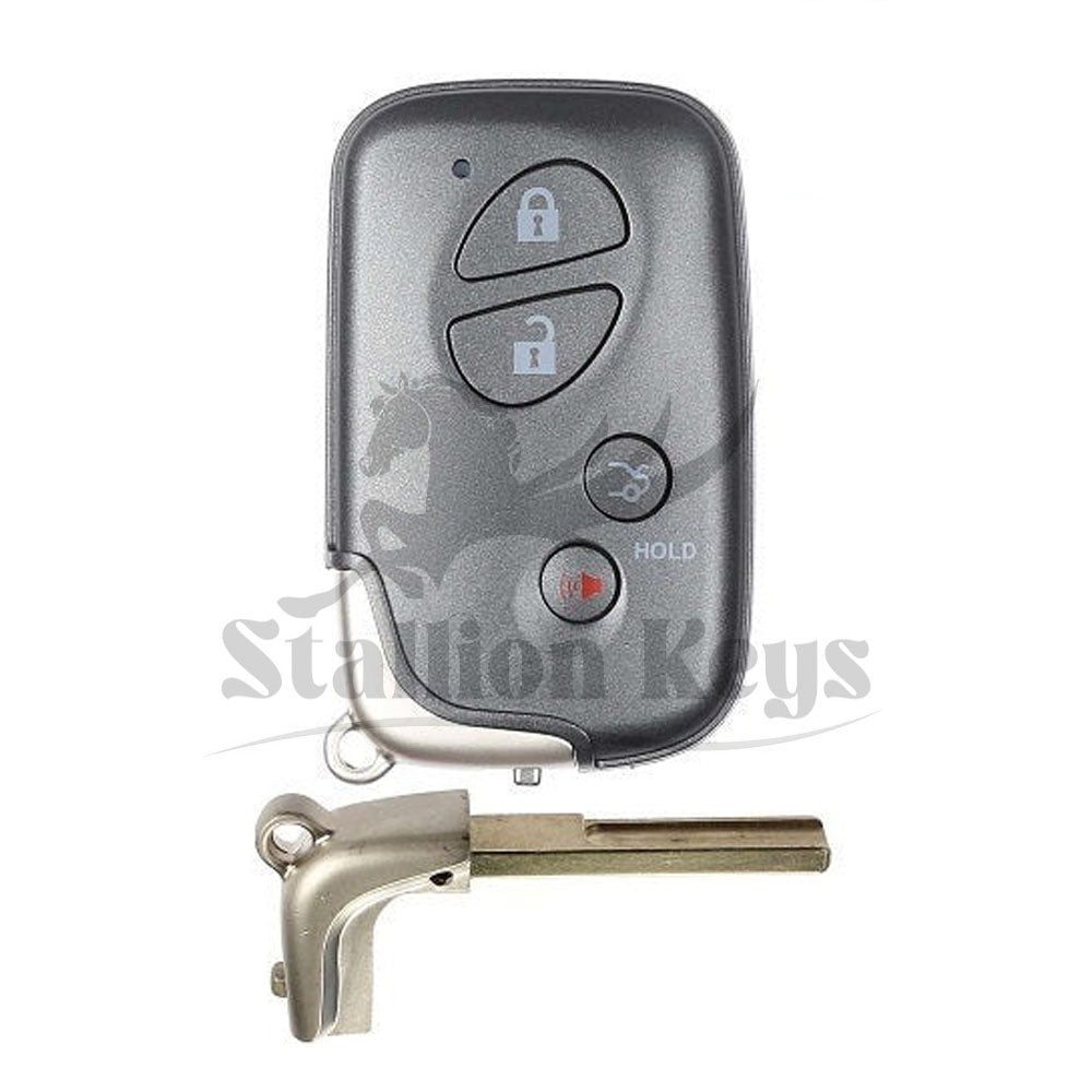 2006-2008 Lexus ES350 / IS250 / GS350 / 4-Button Smart Key / PN: 89904-30270 / HYQ14AAB / Board 0140 / AFTERMARKET 2006-2008 Lexus ES350 / IS250 / GS350 / 4-Button Smart Key / PN: 89904-30270 / HYQ14AAB / Board 0140 / AFTERMARKET
